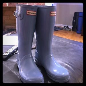 Periwinkle Hunter rain boots